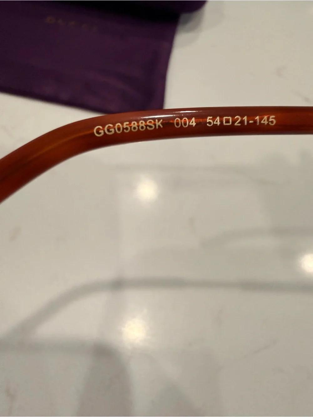 EUC – Gucci Women's Sunglasses - GG0850SK 004 – Havana Brown